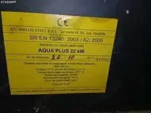 Termosemineu Aqua plus 22 kw